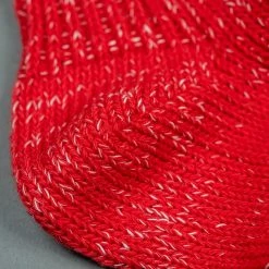 Nishiguchi Kutsushita Hemp Cotton Ribbed Socks Autumn Leaves