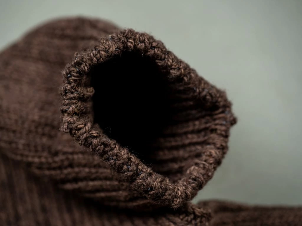 Nishiguchi Kutsushita Recycled Cotton Ribbed Socks Brown 14 Nishiguchi Kutsushita Recycled Cotton Ribbed Socks Brown