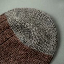 Nishiguchi Kutsushita Recycled Cotton Ribbed Socks Brown 25 Nishiguchi Kutsushita Recycled Cotton Ribbed Socks Brown