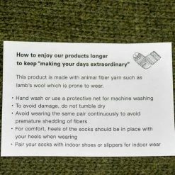 Nishiguchi Kutsushita Wool Ribbed Socks Khaki 27 Nishiguchi Kutsushita Wool Ribbed Socks Khaki