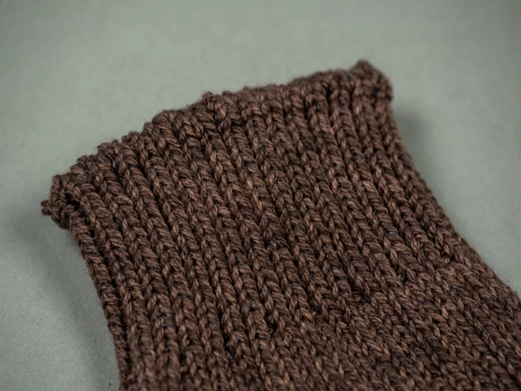 Nishiguchi Kutsushita Recycled Cotton Ribbed Socks Brown 15 Nishiguchi Kutsushita Recycled Cotton Ribbed Socks Brown