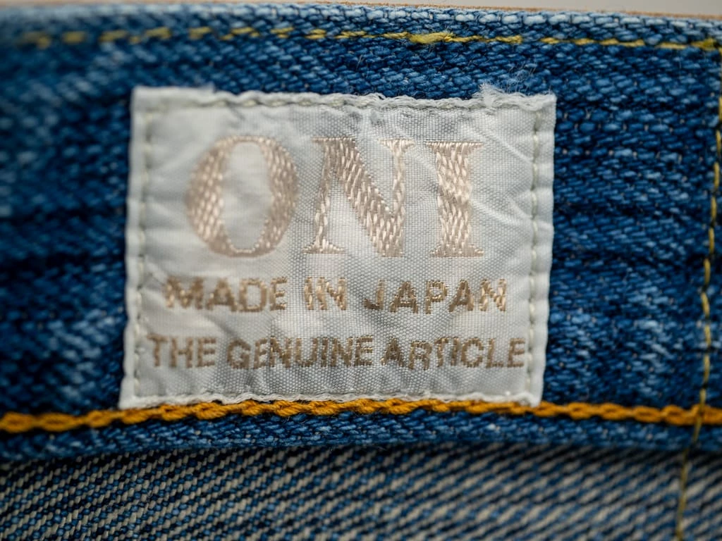 ONI Denim 510-SHM "Bio Wash Kiwami" 16oz Natural Indigo Neat Straight Semi-Hand Made Jeans 23 ONI Denim 510-SHM "Bio Wash Kiwami" 16oz Natural Indigo Neat Straight Semi-Hand Made Jeans