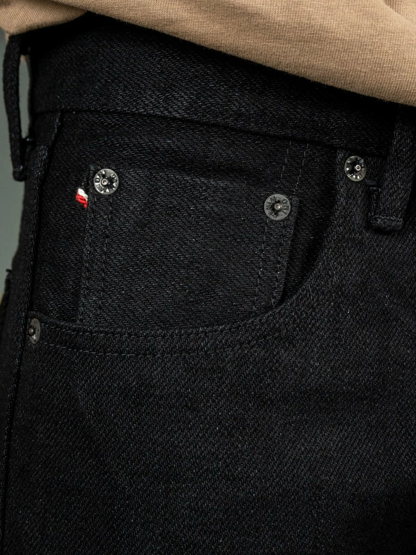ONI Denim 544ZR-IDBK "Secret Denim Indigo X Black" 20oz Stylish Tapered Jeans 9 ONI Denim 544ZR-IDBK "Secret Denim Indigo X Black" 20oz Stylish Tapered Jeans