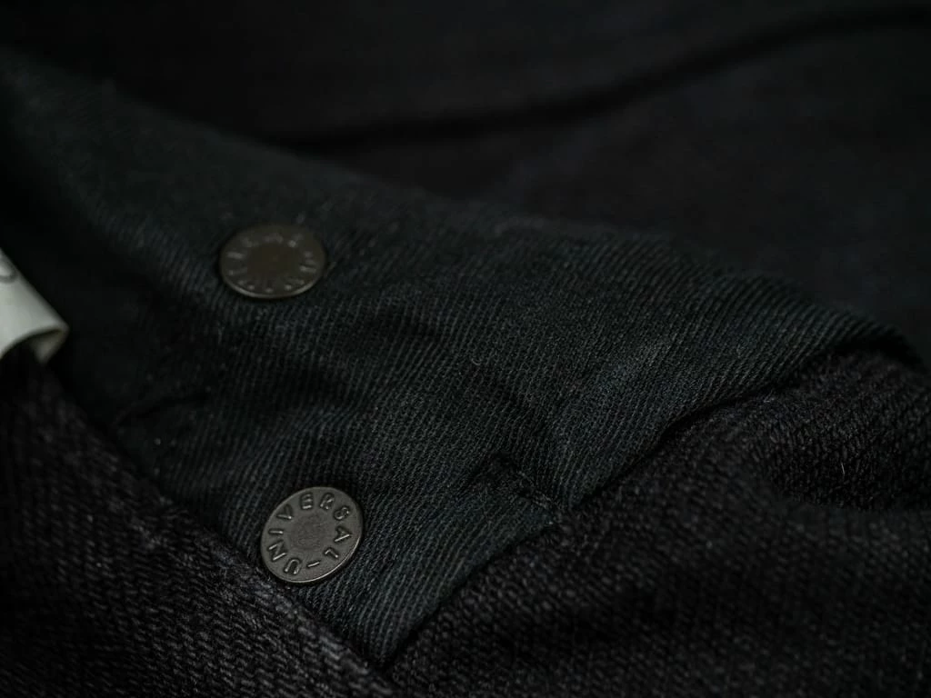 ONI Denim 544ZR-IDBK "Secret Denim Indigo X Black" 20oz Stylish Tapered Jeans 28 ONI Denim 544ZR-IDBK "Secret Denim Indigo X Black" 20oz Stylish Tapered Jeans