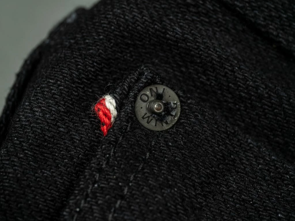 ONI Denim 544ZR-IDBK "Secret Denim Indigo X Black" 20oz Stylish Tapered Jeans 18 ONI Denim 544ZR-IDBK "Secret Denim Indigo X Black" 20oz Stylish Tapered Jeans