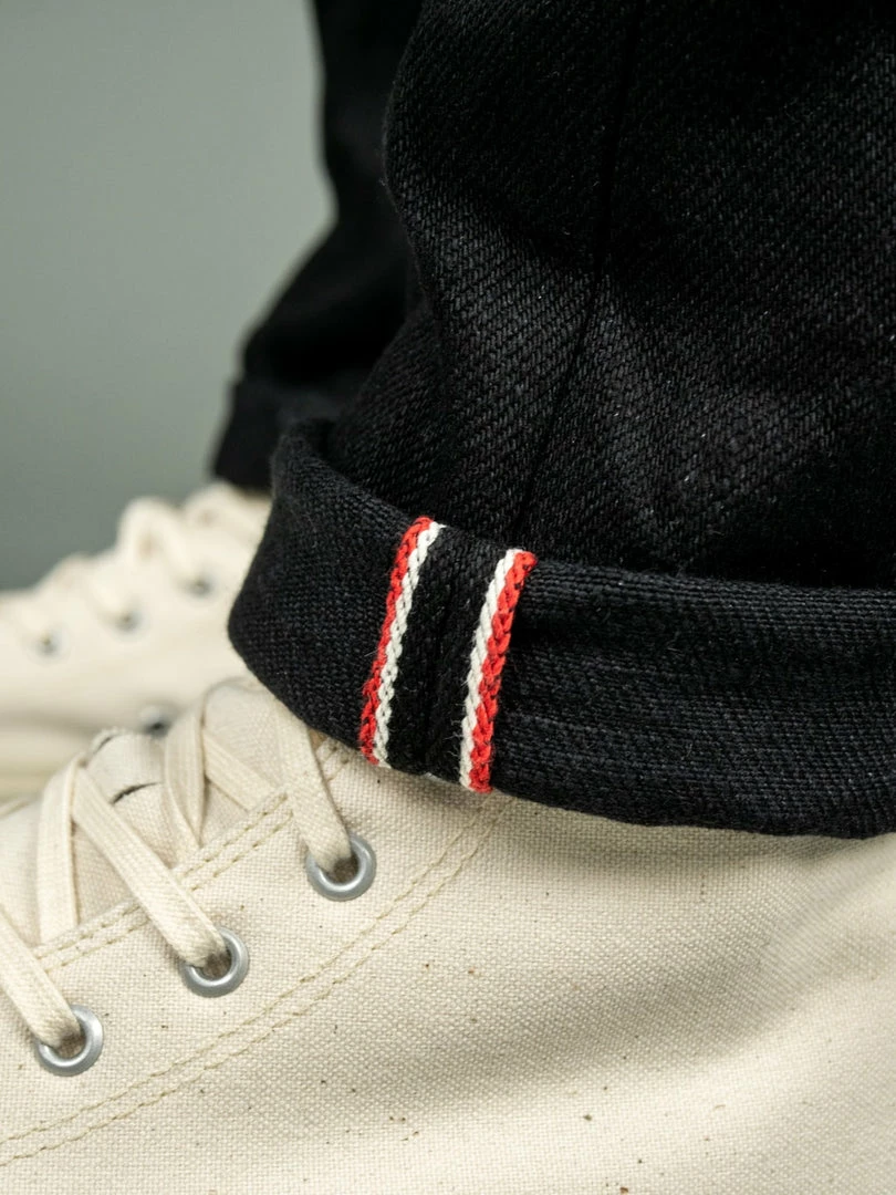 ONI Denim 544ZR-IDBK "Secret Denim Indigo X Black" 20oz Stylish Tapered Jeans 11 ONI Denim 544ZR-IDBK "Secret Denim Indigo X Black" 20oz Stylish Tapered Jeans