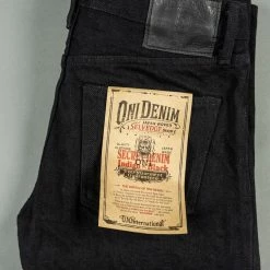 ONI Denim 544ZR-IDBK "Secret Denim Indigo X Black" 20oz Stylish Tapered Jeans 45 ONI Denim 544ZR-IDBK