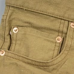 NEW ARRIVALS ONI Denim 612KHBE "Super Low Tension Khaki-Beige" 12oz Relaxed Tapered Jeans 59 NEW ARRIVALS ONI Denim 612KHBE