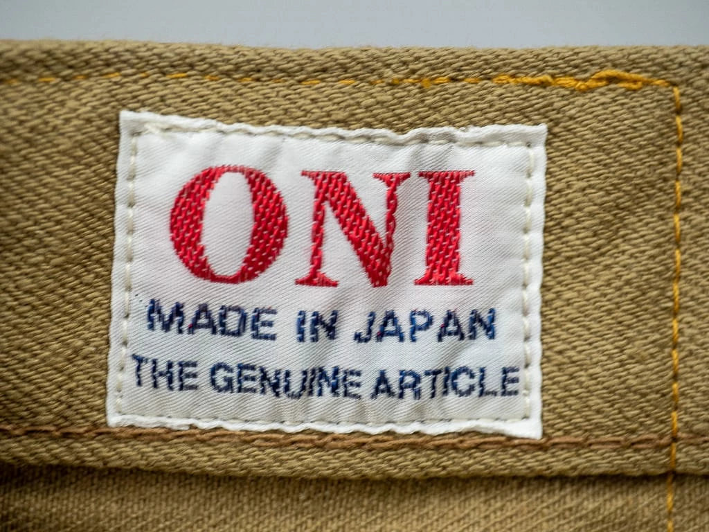 NEW ARRIVALS ONI Denim 612KHBE "Super Low Tension Khaki-Beige" 12oz Relaxed Tapered Jeans 22 NEW ARRIVALS ONI Denim 612KHBE "Super Low Tension Khaki-Beige" 12oz Relaxed Tapered Jeans