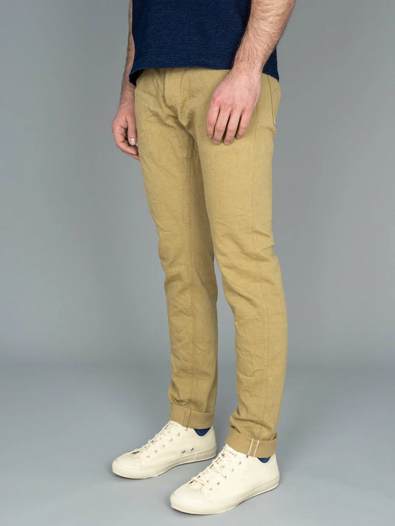 NEW ARRIVALS ONI Denim 612KHBE "Super Low Tension Khaki-Beige" 12oz Relaxed Tapered Jeans 5 NEW ARRIVALS ONI Denim 612KHBE "Super Low Tension Khaki-Beige" 12oz Relaxed Tapered Jeans