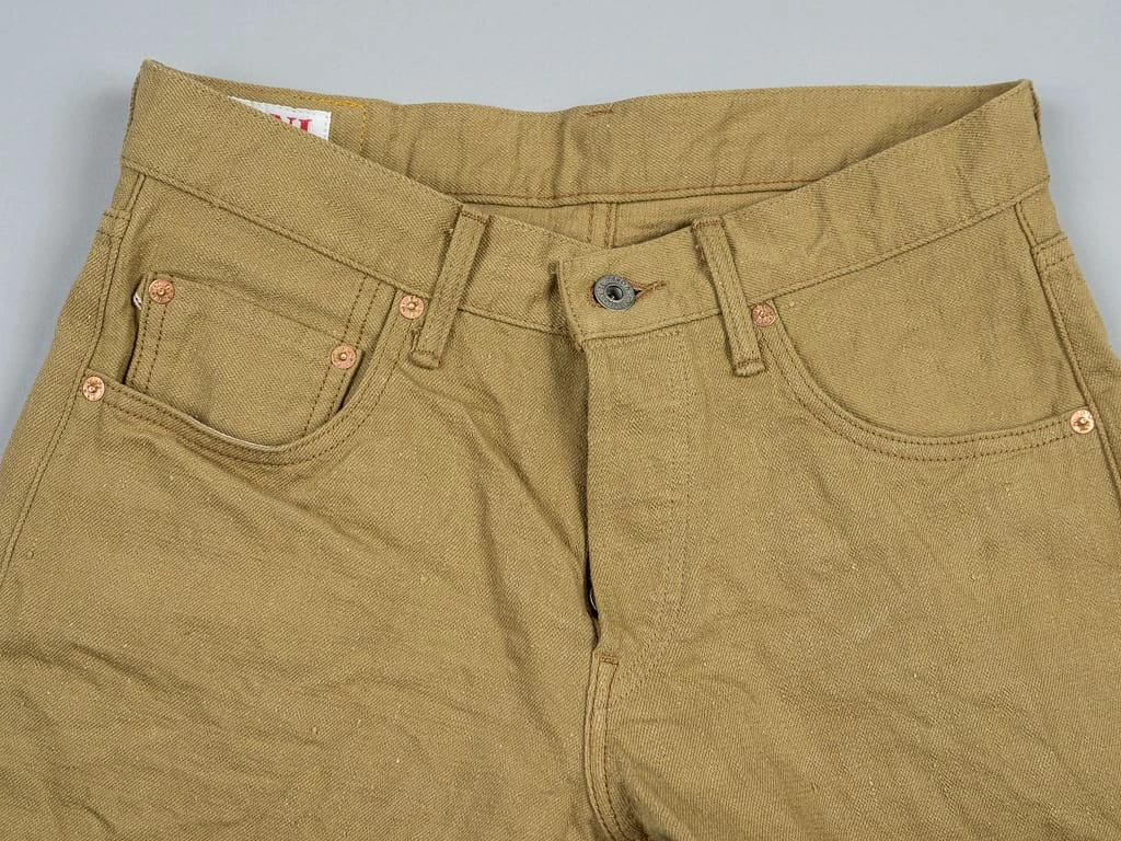 NEW ARRIVALS ONI Denim 612KHBE "Super Low Tension Khaki-Beige" 12oz Relaxed Tapered Jeans 12 NEW ARRIVALS ONI Denim 612KHBE "Super Low Tension Khaki-Beige" 12oz Relaxed Tapered Jeans