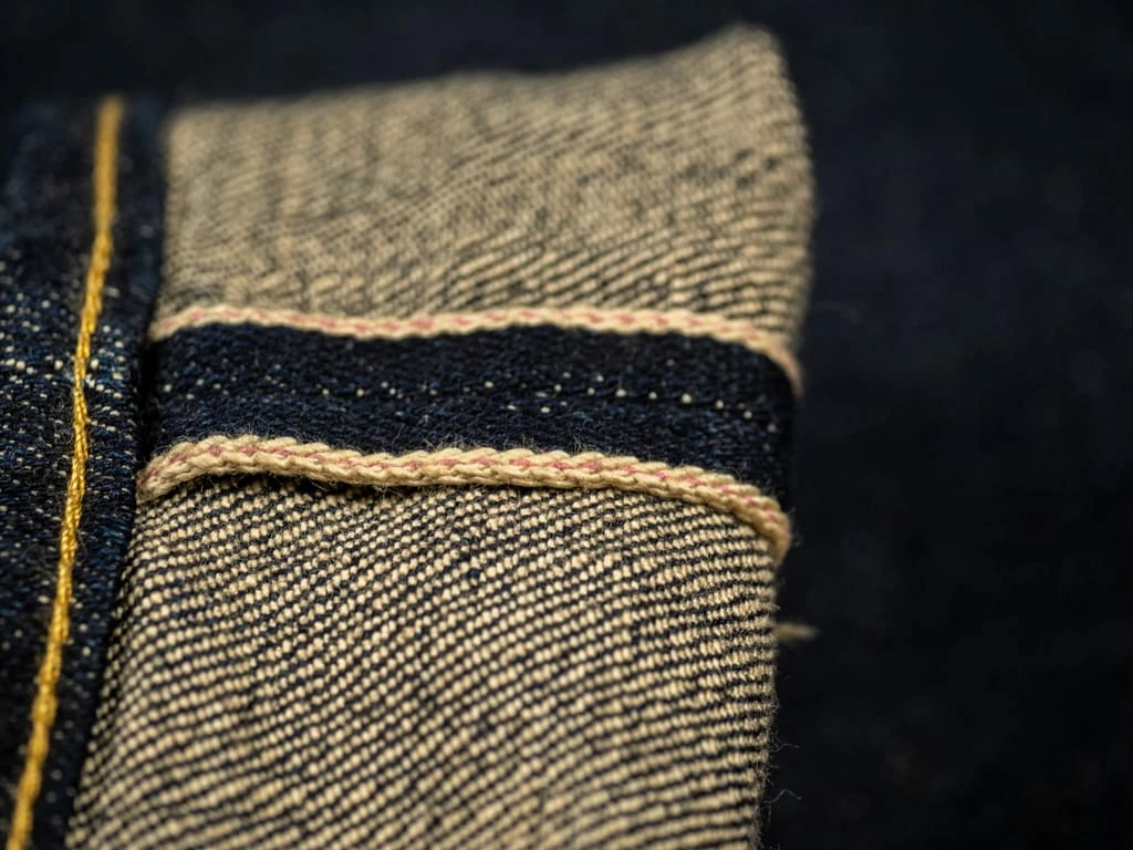 ONI Denim 122S-BE "Beige Overdye" 15oz Stretch Relax Tapered Jeans 33 ONI Denim 122S-BE "Beige Overdye" 15oz Stretch Relax Tapered Jeans