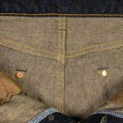 ONI Denim 122S-BE "Beige Overdye" 15oz Stretch Relax Tapered Jeans 60 ONI Denim 122S-BE