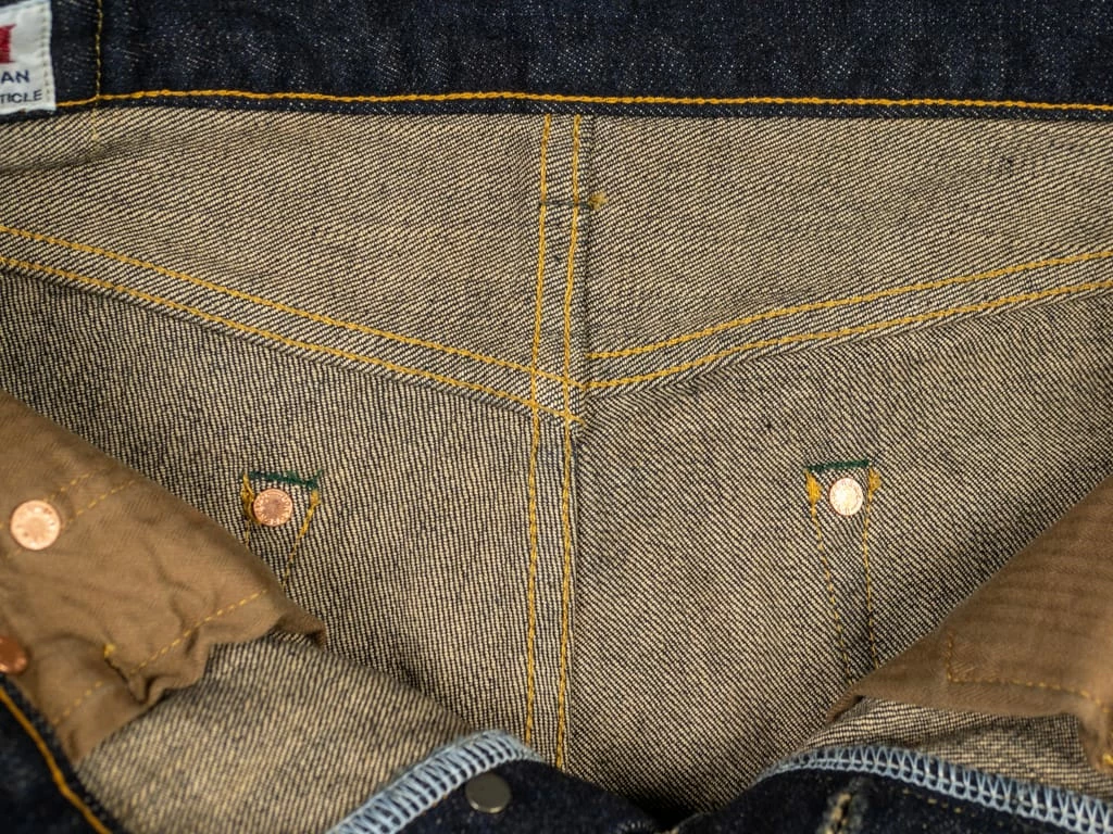 ONI Denim 122S-BE "Beige Overdye" 15oz Stretch Relax Tapered Jeans 25 ONI Denim 122S-BE "Beige Overdye" 15oz Stretch Relax Tapered Jeans