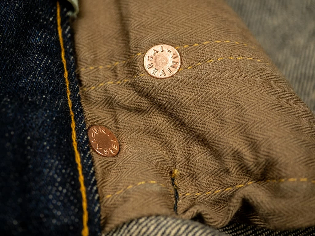 ONI Denim 122S-BE "Beige Overdye" 15oz Stretch Relax Tapered Jeans 21 ONI Denim 122S-BE "Beige Overdye" 15oz Stretch Relax Tapered Jeans