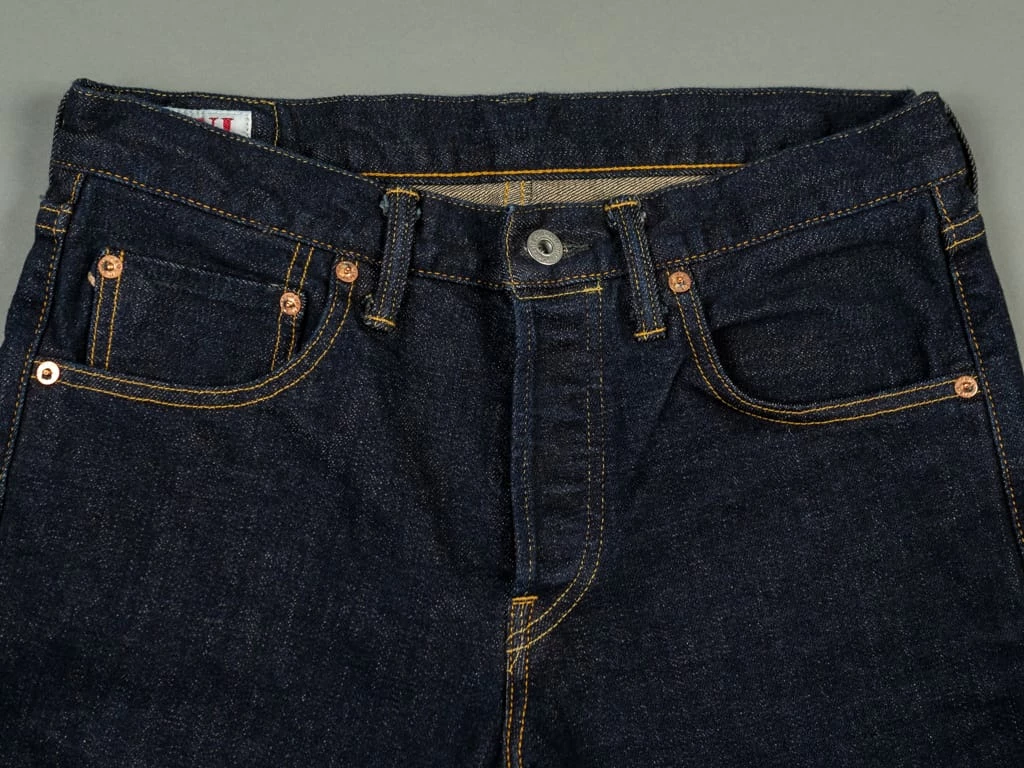 ONI Denim 122S-BE "Beige Overdye" 15oz Stretch Relax Tapered Jeans 13 ONI Denim 122S-BE "Beige Overdye" 15oz Stretch Relax Tapered Jeans