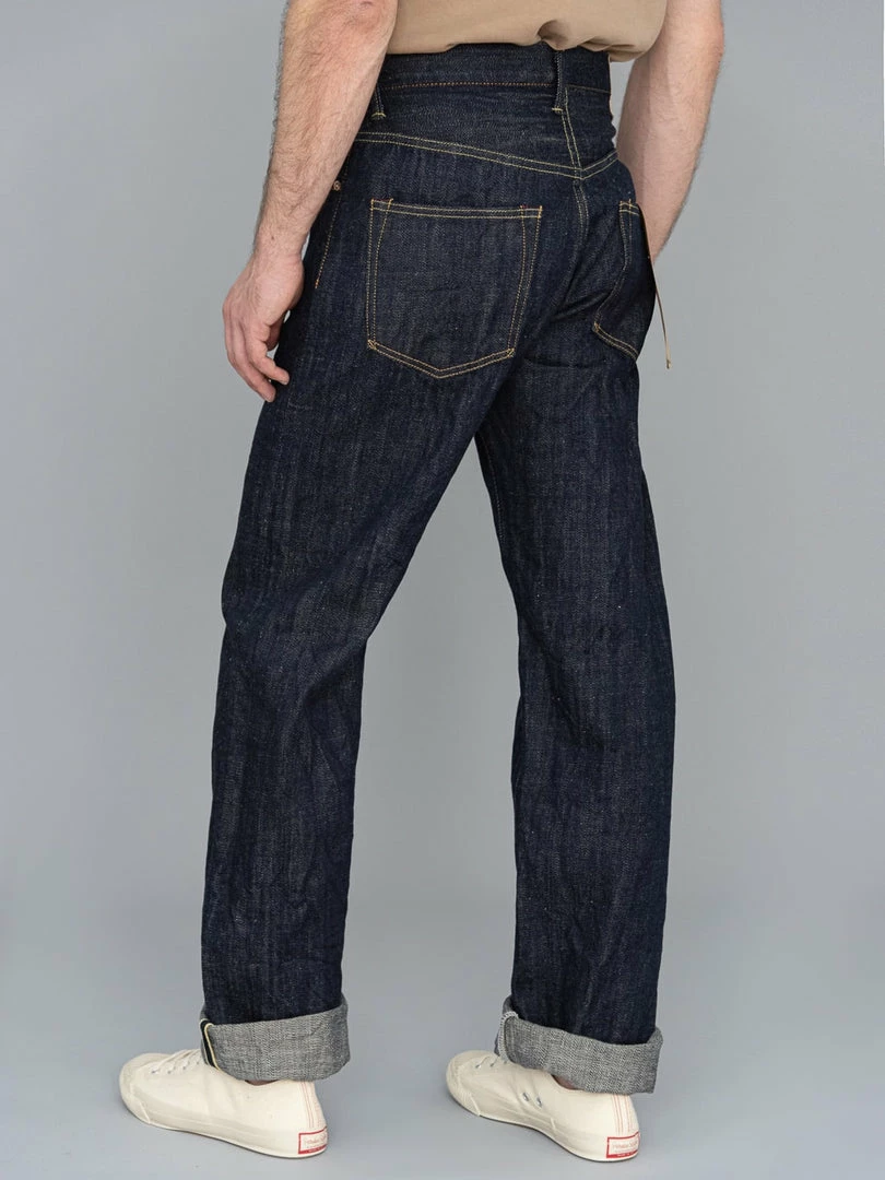 ONI Denim 202 "Kiraku" 12oz Natural Indigo Wide Straight Jeans NEW ARRIVALS 7 ONI Denim 202 "Kiraku" 12oz Natural Indigo Wide Straight Jeans NEW ARRIVALS