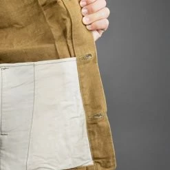 ONI Denim 03128-HOX Sulfur Heavy Oxford Coverall Brown Khaki