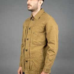 ONI Denim 03128-HOX Sulfur Heavy Oxford Coverall Brown Khaki