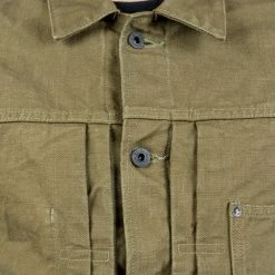 ONI Denim 03128-HOX Sulfur Heavy Oxford Coverall Olive