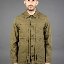 ONI Denim 03128-HOX Sulfur Heavy Oxford Coverall Olive
