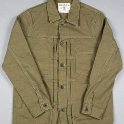 ONI Denim 03128-HOX Sulfur Heavy Oxford Coverall Olive