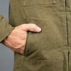 ONI Denim 03128-HOX Sulfur Heavy Oxford Coverall Olive