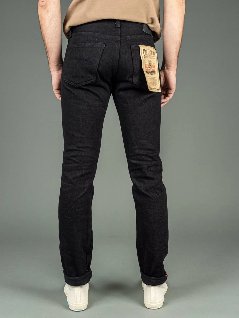 ONI Denim 544ZR-IDBK "Secret Denim Indigo X Black" 20oz Stylish Tapered Jeans 6 ONI Denim 544ZR-IDBK "Secret Denim Indigo X Black" 20oz Stylish Tapered Jeans