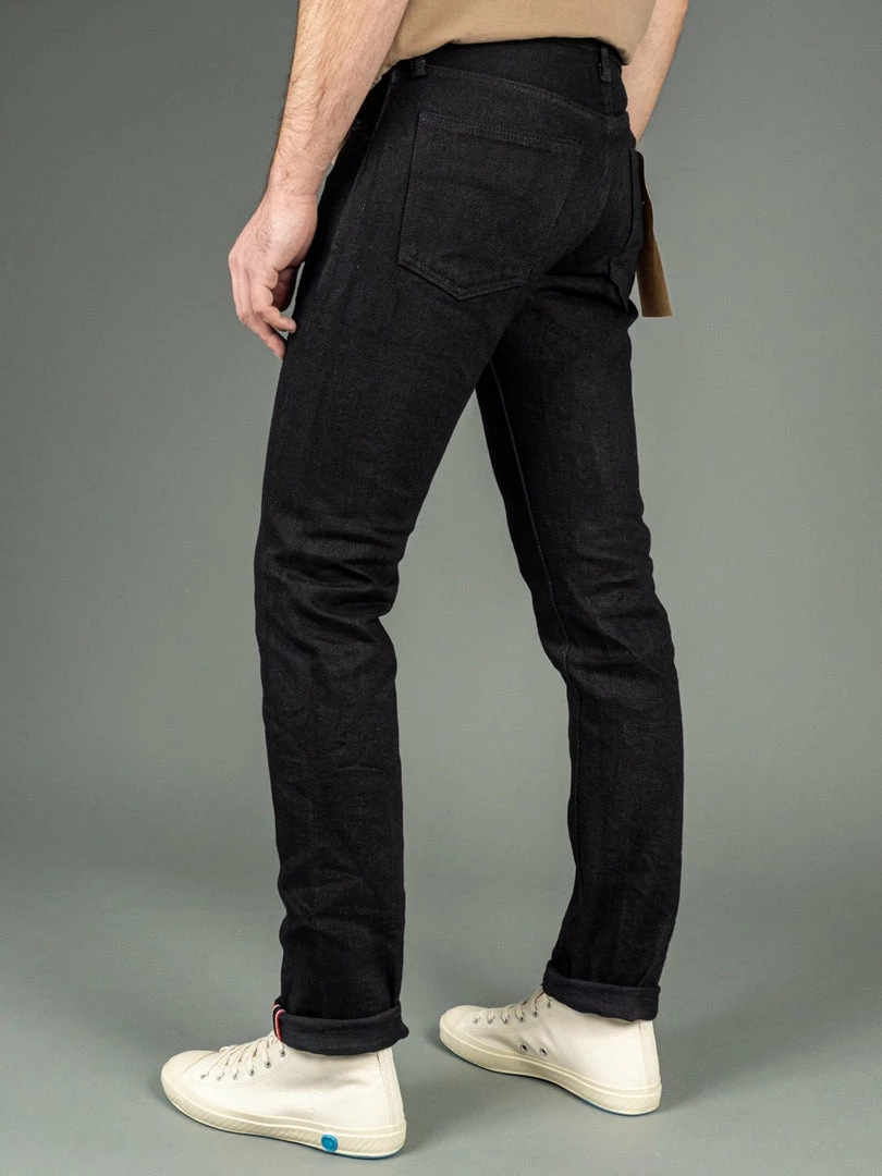 ONI Denim 544ZR-IDBK "Secret Denim Indigo X Black" 20oz Stylish Tapered Jeans 7 ONI Denim 544ZR-IDBK "Secret Denim Indigo X Black" 20oz Stylish Tapered Jeans