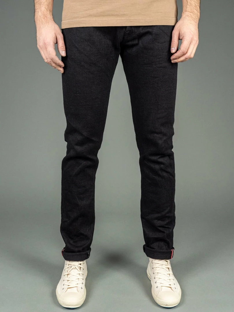 ONI Denim 544ZR-IDBK "Secret Denim Indigo X Black" 20oz Stylish Tapered Jeans 4 ONI Denim 544ZR-IDBK "Secret Denim Indigo X Black" 20oz Stylish Tapered Jeans