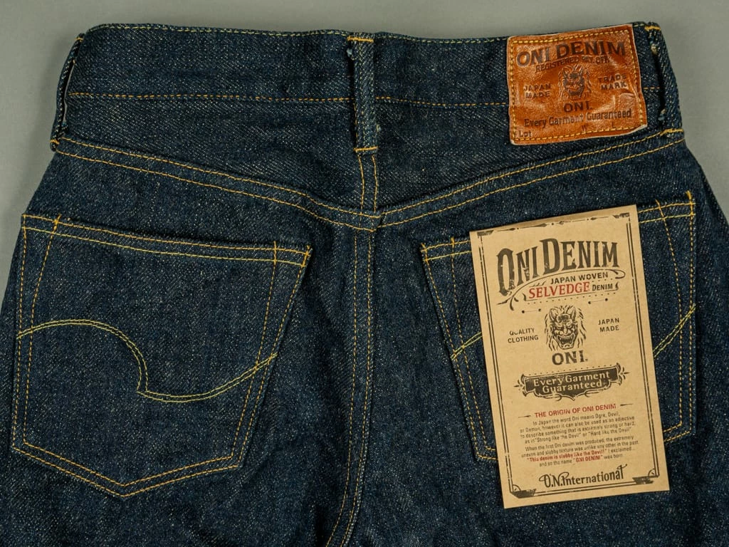 ONI Denim 544ZR "Secret Denim" 20oz Stylish Tapered Jeans 15 ONI Denim 544ZR "Secret Denim" 20oz Stylish Tapered Jeans