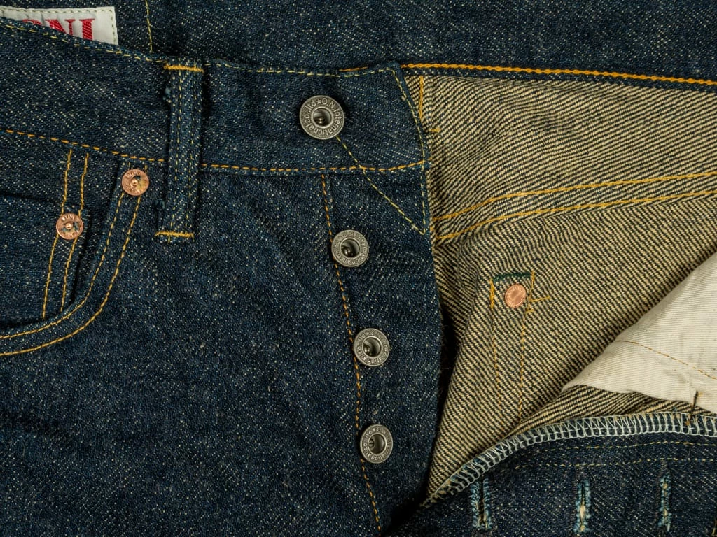 ONI Denim 544ZR "Secret Denim" 20oz Stylish Tapered Jeans 14 ONI Denim 544ZR "Secret Denim" 20oz Stylish Tapered Jeans