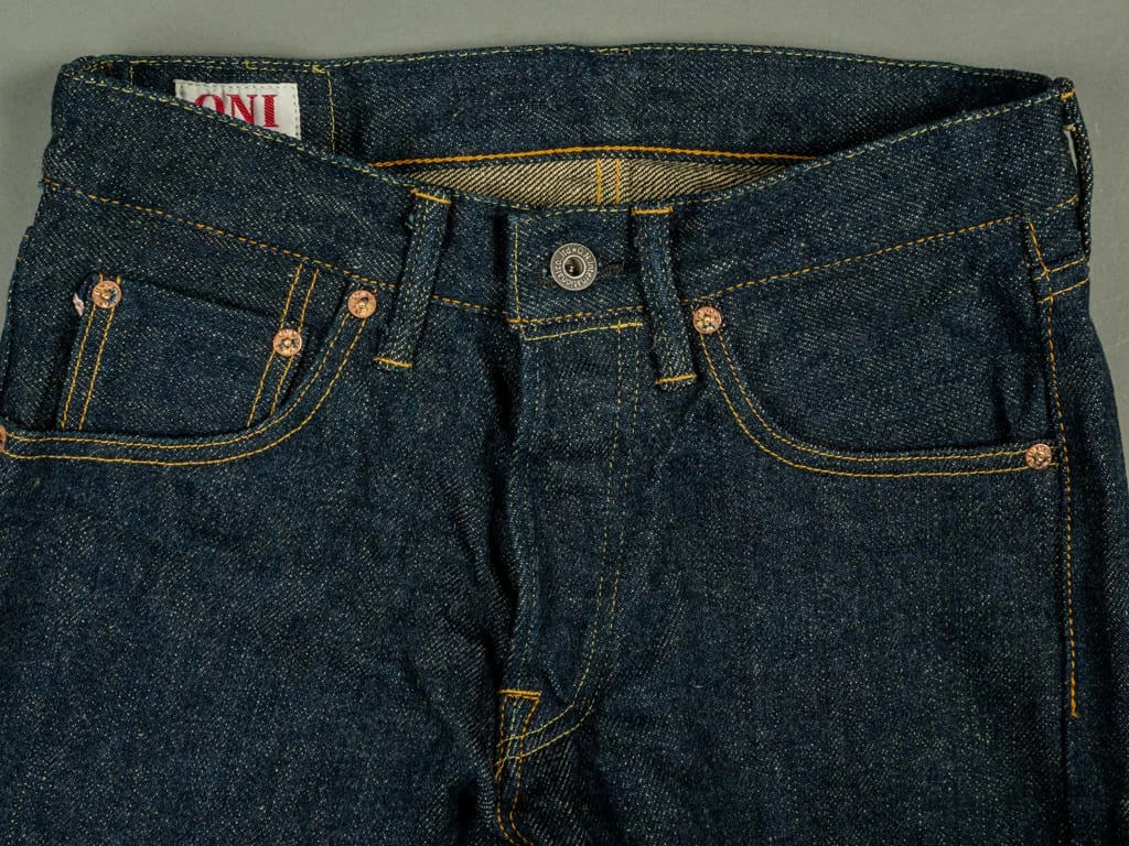 ONI Denim 544ZR "Secret Denim" 20oz Stylish Tapered Jeans 13 ONI Denim 544ZR "Secret Denim" 20oz Stylish Tapered Jeans