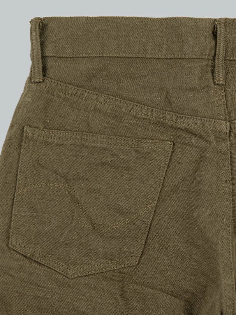 ONI Denim 612-OLOL "Olive Warp And Weft" 12oz Relaxed Tapered Jeans NEW ARRIVALS 18 ONI Denim 612-OLOL "Olive Warp And Weft" 12oz Relaxed Tapered Jeans NEW ARRIVALS