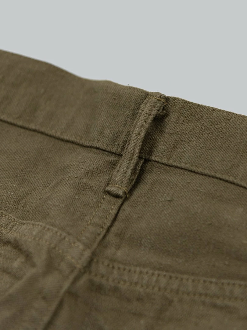 ONI Denim 612-OLOL "Olive Warp And Weft" 12oz Relaxed Tapered Jeans NEW ARRIVALS 26 ONI Denim 612-OLOL "Olive Warp And Weft" 12oz Relaxed Tapered Jeans NEW ARRIVALS