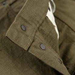 ONI Denim 612-OLOL "Olive Warp And Weft" 12oz Relaxed Tapered Jeans NEW ARRIVALS 52 ONI Denim 612-OLOL