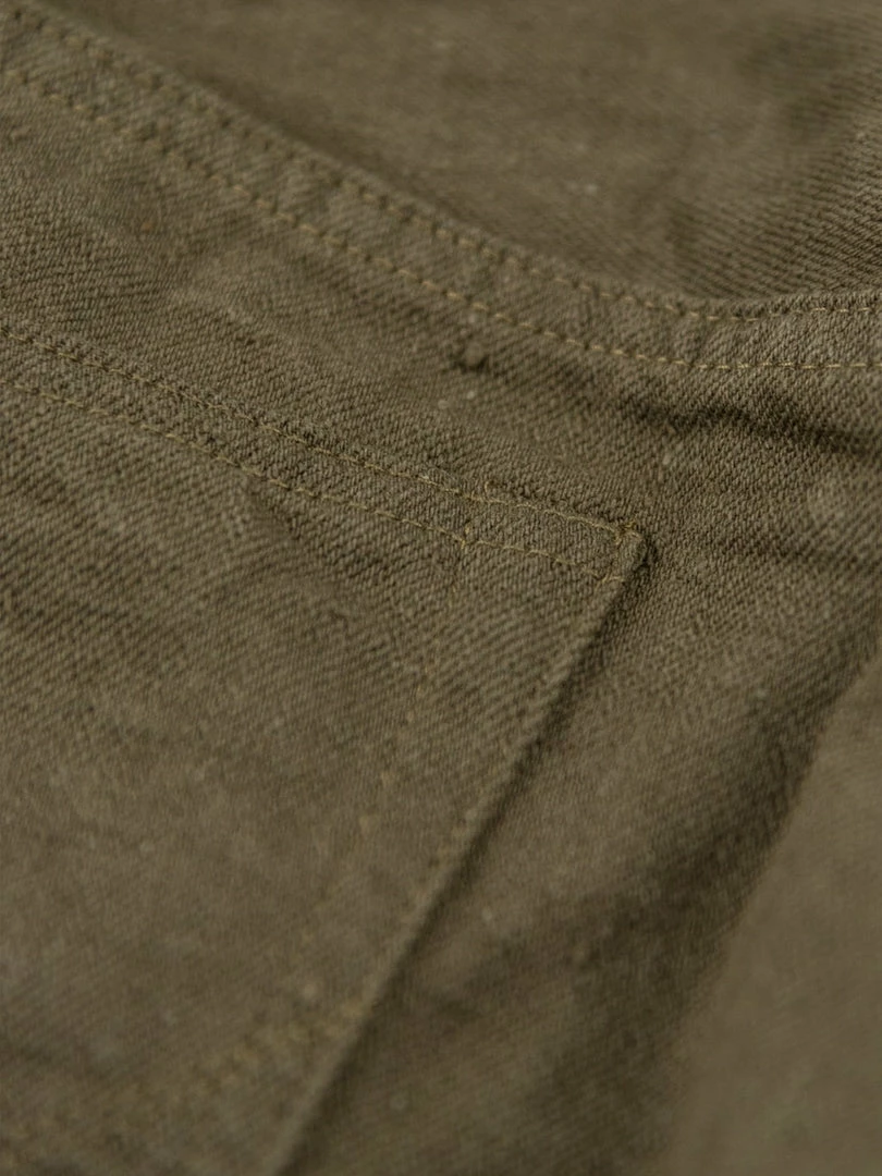 ONI Denim 612-OLOL "Olive Warp And Weft" 12oz Relaxed Tapered Jeans NEW ARRIVALS 23 ONI Denim 612-OLOL "Olive Warp And Weft" 12oz Relaxed Tapered Jeans NEW ARRIVALS