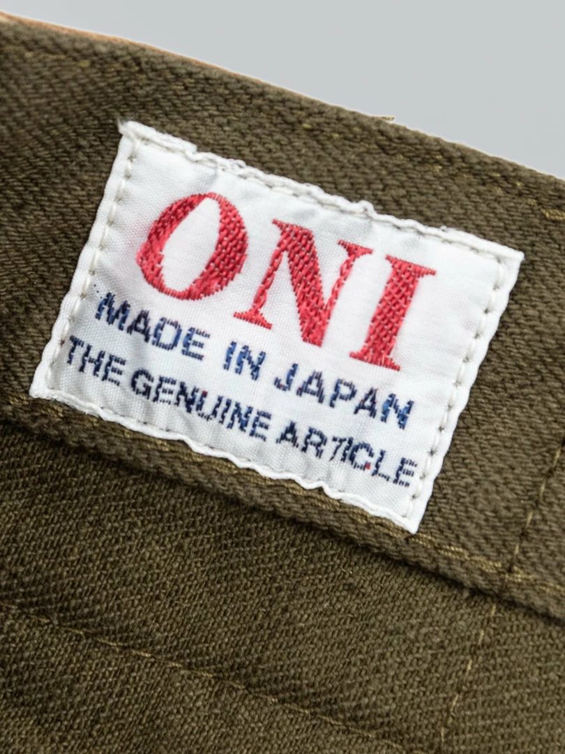 ONI Denim 612-OLOL "Olive Warp And Weft" 12oz Relaxed Tapered Jeans NEW ARRIVALS 29 ONI Denim 612-OLOL "Olive Warp And Weft" 12oz Relaxed Tapered Jeans NEW ARRIVALS
