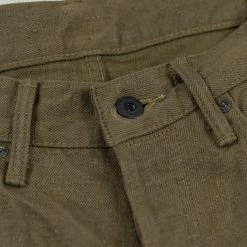 ONI Denim 612-OLOL "Olive Warp And Weft" 12oz Relaxed Tapered Jeans NEW ARRIVALS 49 ONI Denim 612-OLOL