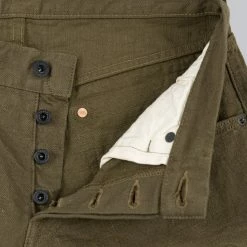 ONI Denim 612-OLOL "Olive Warp And Weft" 12oz Relaxed Tapered Jeans NEW ARRIVALS 40 ONI Denim 612-OLOL