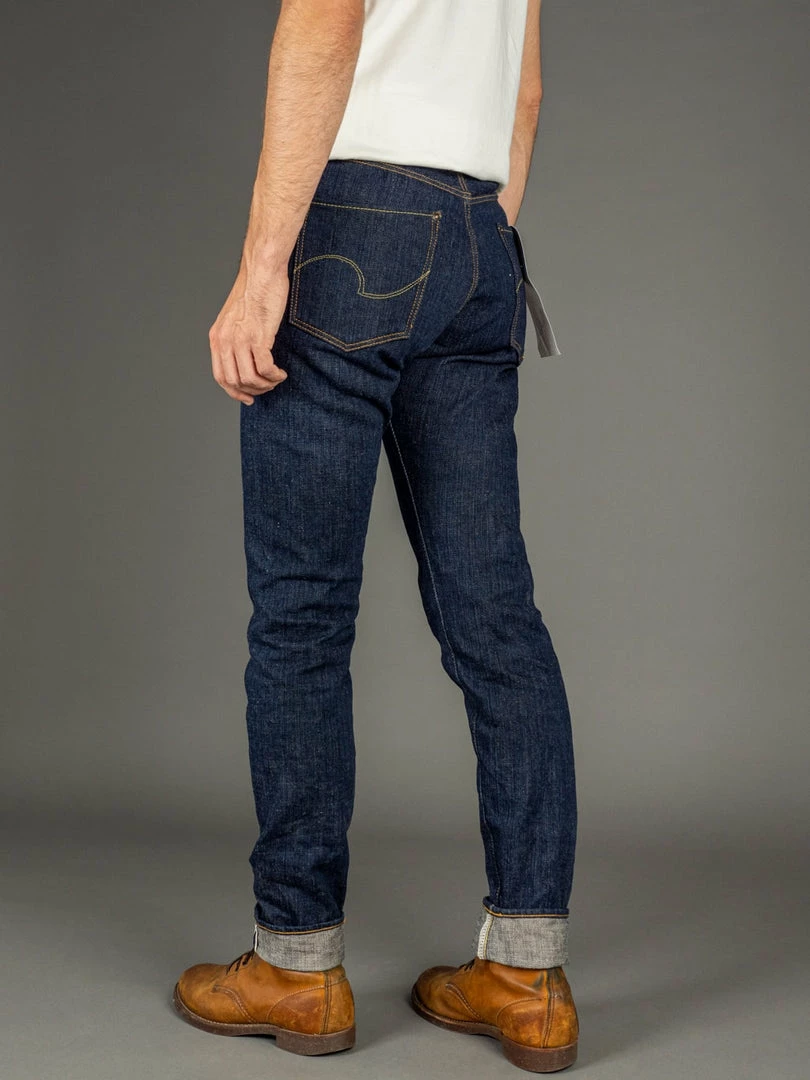 ONI Denim 920-SHM "Kiwami" 16oz Natural Indigo High Rise Relax Tapered Semi-Hand Made Jeans 7 ONI Denim 920-SHM "Kiwami" 16oz Natural Indigo High Rise Relax Tapered Semi-Hand Made Jeans