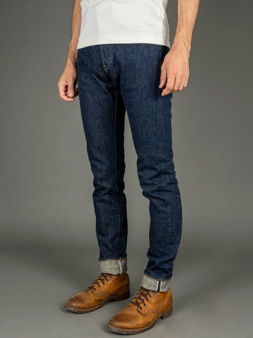 ONI Denim 920-SHM "Kiwami" 16oz Natural Indigo High Rise Relax Tapered Semi-Hand Made Jeans 5 ONI Denim 920-SHM "Kiwami" 16oz Natural Indigo High Rise Relax Tapered Semi-Hand Made Jeans