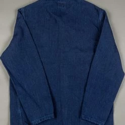 ONI Denim 03501-WIDD Indigo Dobby Twill Coverall Jacket Biowash 38 ONI Denim 03501-WIDD Indigo Dobby Twill Coverall Jacket Biowash