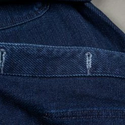 ONI Denim 03501-WIDD Indigo Dobby Twill Coverall Jacket Biowash 44 ONI Denim 03501-WIDD Indigo Dobby Twill Coverall Jacket Biowash