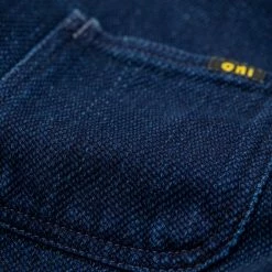 ONI Denim 03501-WIDD Indigo Dobby Twill Coverall Jacket Biowash 48 ONI Denim 03501-WIDD Indigo Dobby Twill Coverall Jacket Biowash