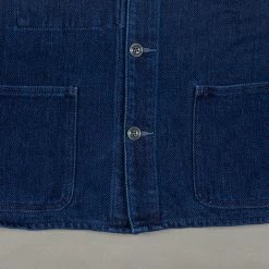 ONI Denim 03501-WIDD Indigo Dobby Twill Coverall Jacket Biowash 46 ONI Denim 03501-WIDD Indigo Dobby Twill Coverall Jacket Biowash