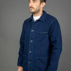 ONI Denim 03501-WIDD Indigo Dobby Twill Coverall Jacket Biowash 31 ONI Denim 03501-WIDD Indigo Dobby Twill Coverall Jacket Biowash