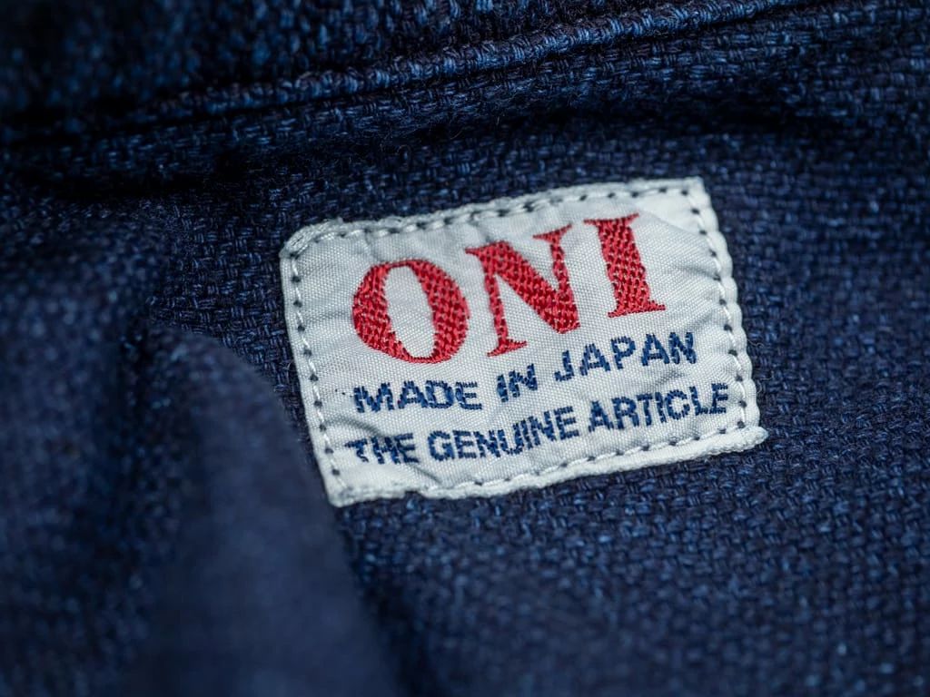 ONI Denim 03501-WIDD Indigo Dobby Twill Coverall Jacket Biowash 14 ONI Denim 03501-WIDD Indigo Dobby Twill Coverall Jacket Biowash