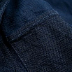 NEW ARRIVALS ONI Denim 03100-ID Sashiko Dobby Coverall Jacket Indigo 53 NEW ARRIVALS ONI Denim 03100-ID Sashiko Dobby Coverall Jacket Indigo