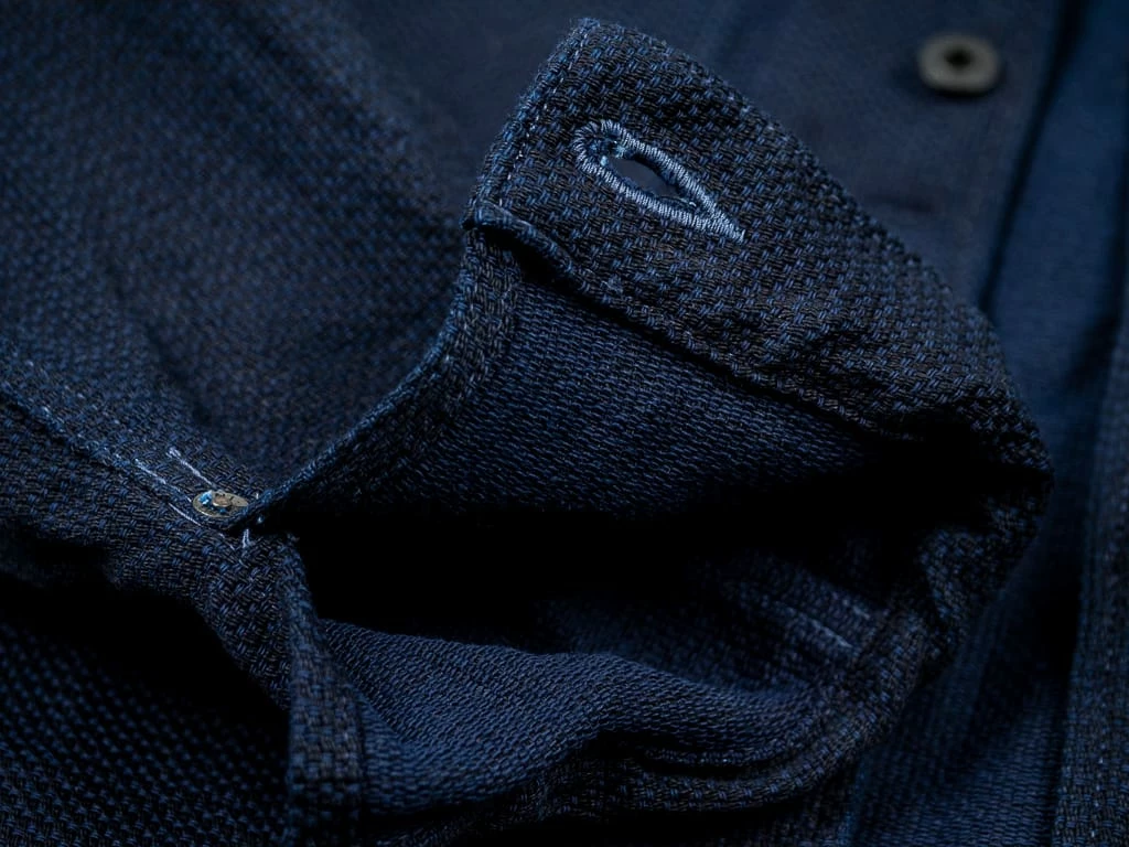 NEW ARRIVALS ONI Denim 03100-ID Sashiko Dobby Coverall Jacket Indigo 26 NEW ARRIVALS ONI Denim 03100-ID Sashiko Dobby Coverall Jacket Indigo